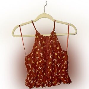 Hippie Rose Red Dusty Summer Top